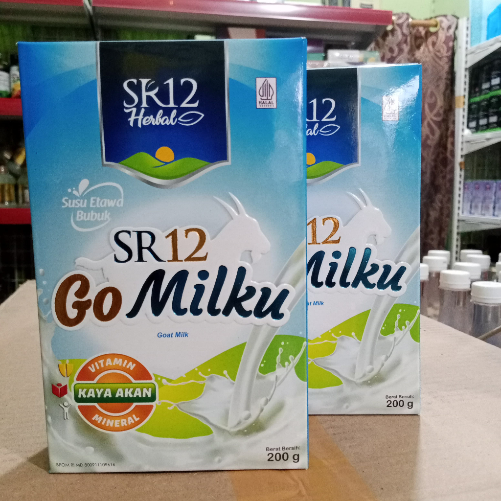 

GO MILKU SR12 / SUSU KAMBING ETTAWA SR12 / GOMILKU ORIGINAL 600gr