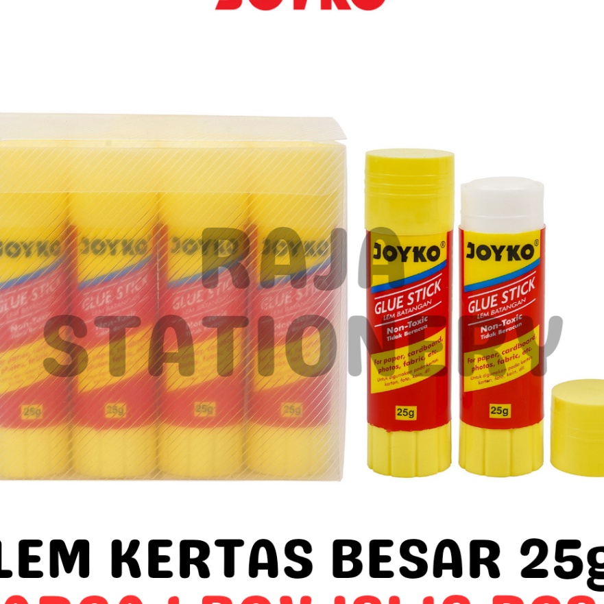 

Unggul JOYKO GLUE STICK 25g JUMBO LEM BATANG STIK JOYKO BESAR KERTAS GS25 LUSIN 12PCS