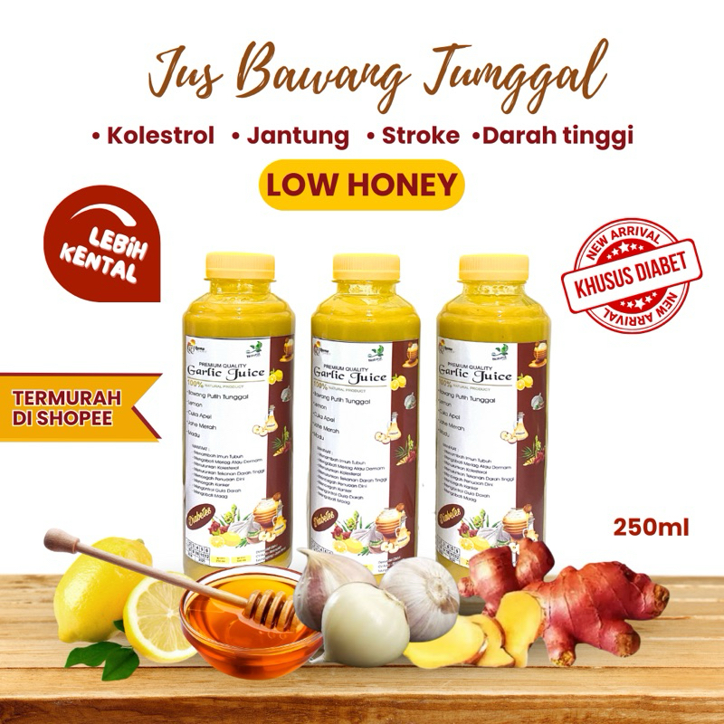 

JUS BAWANG TUNGGAL (KHUSUS DIABET) RENDAH MADU 250ml