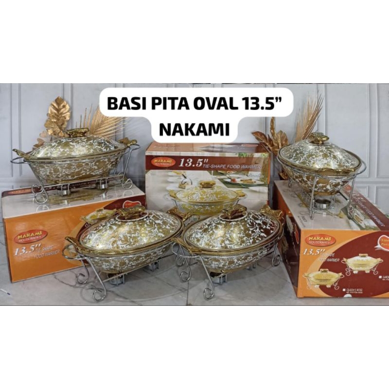 Prasmanan Keramik Pita Oval Nakami