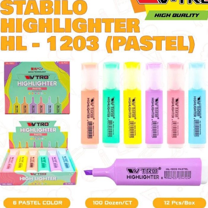 

KP8 Stabilo Vtro Highlighter 1pak12pcs