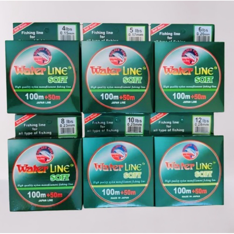 SENAR PANCING WATERLINE SOFT GOLDENFISH 150+50M