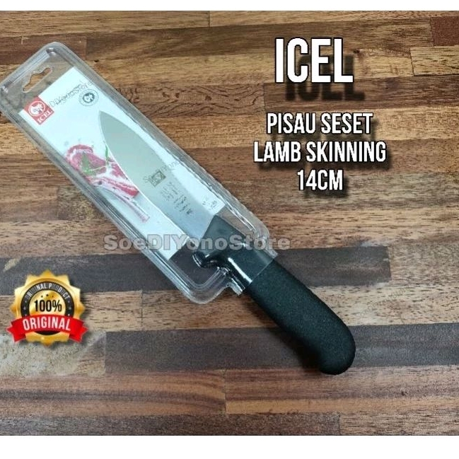 Pisau Seset ICEL Lamb Skinning Knife 14cm Pisau Kelet  Original made in Portugal