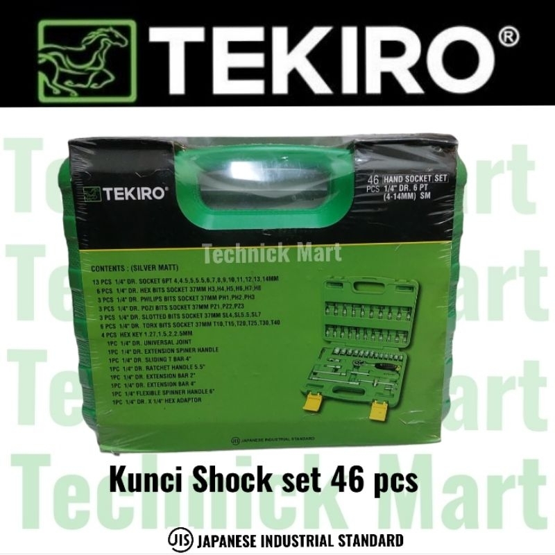 TEKIRO kunci shock set 46 pcs
