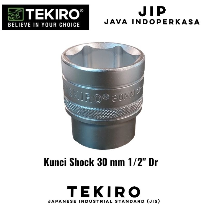 TEKIRO mata kunci sok 30 mm 1/2" Dr