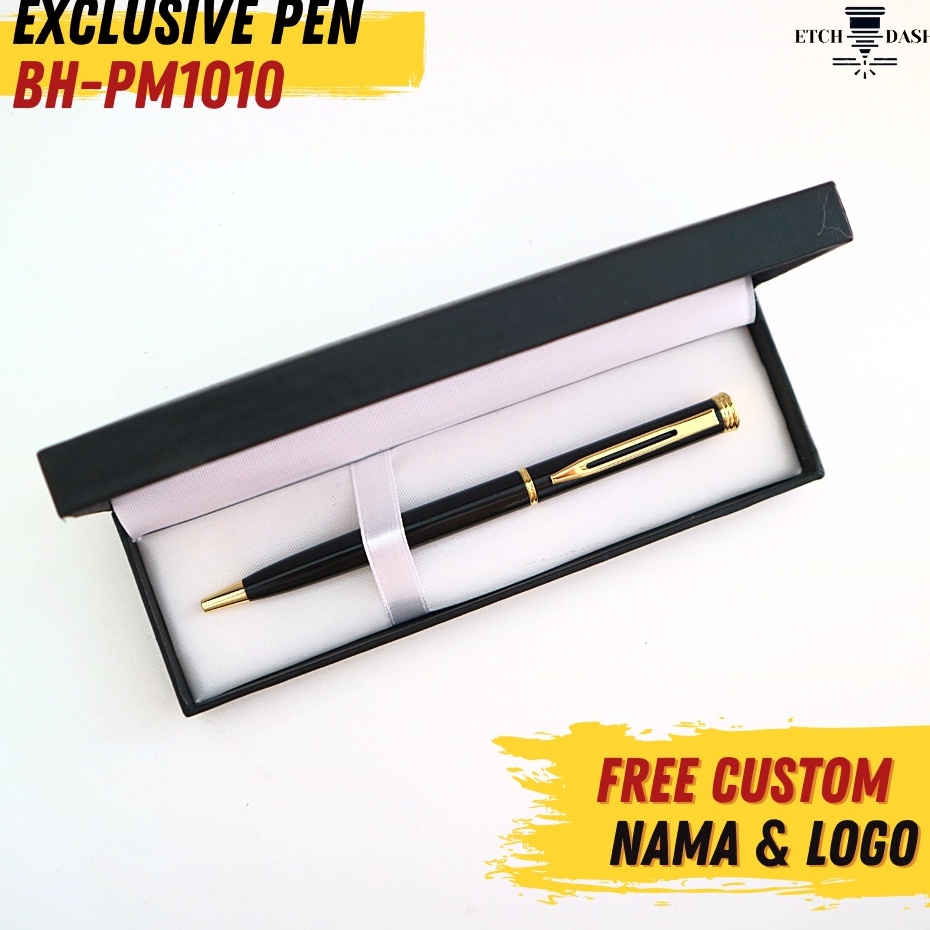 

Pulpen Promosi Cetak Nama dan Logo Pulpen Souvenir Merchandise Exclusive Pen BHPM11