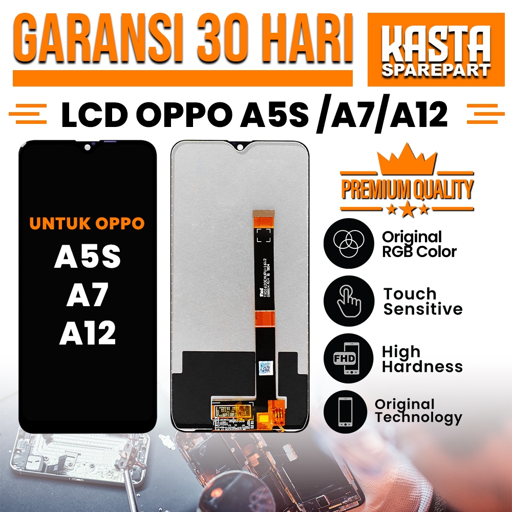 【LCD ORIGINAL】LCD OPPO A5S / A7 / A12 LCD TOUCHSCREEN FULLSET KUALITAS ORI 100%