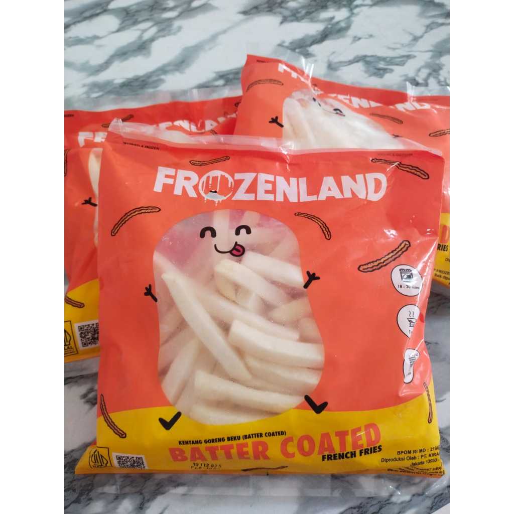 

buttercoad frozeland/ kentang goreng butter/ frozeland french fries buttercoad 500