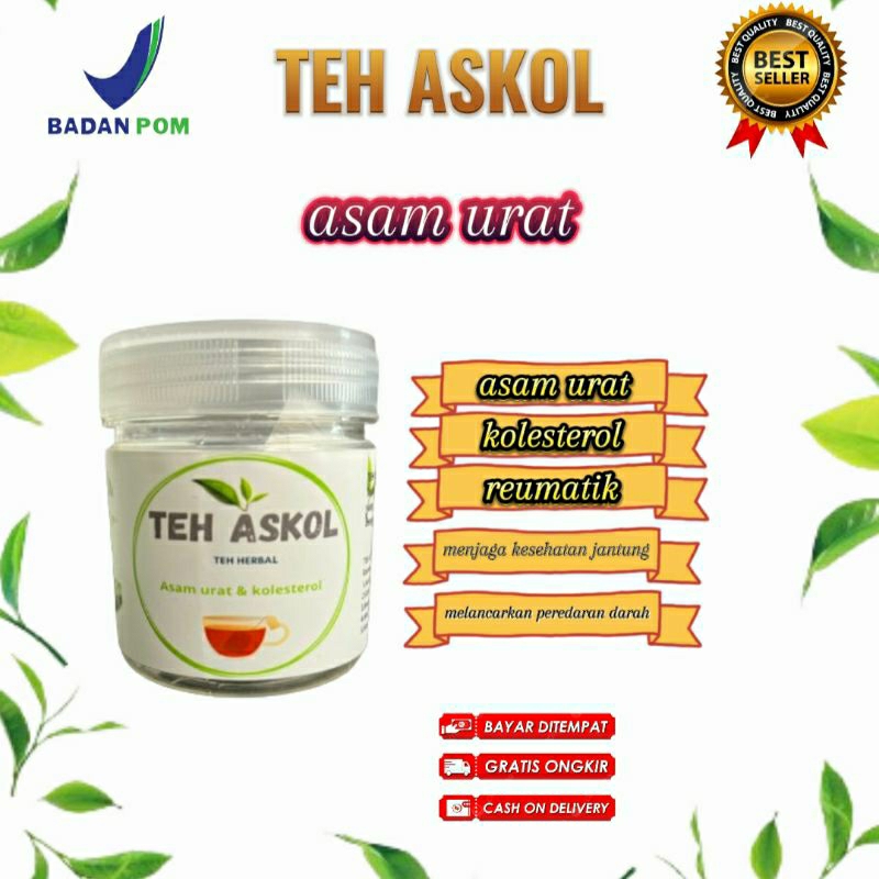 

Teh Askol - Teh Askol Original Membantu Mengatasi Penyakit Asam Urat Teh Askol Menyembuhkan Kolesterol Secara Alami