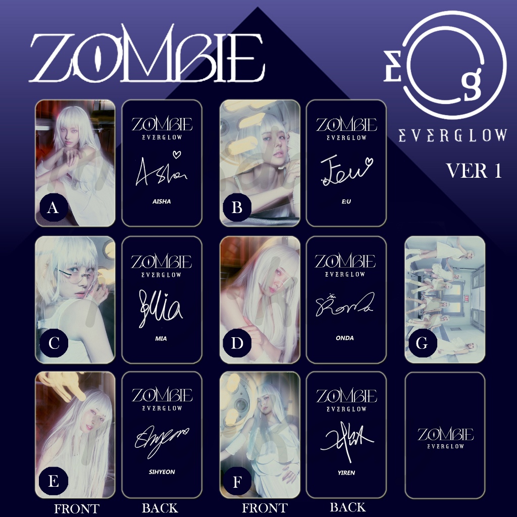 PC-1682, Unofficial Photocard Everglow Zombie 2 sisi