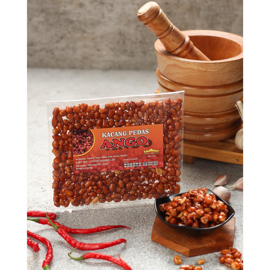 

Kacang Pedas Manis ANGO Khas Lampung
