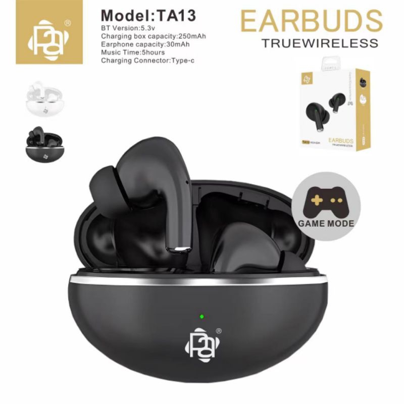 HEADSET BLUETOOTH PAPADA TA13 . WIRELESS TRUE AIRBUDS HENSET HANDSFREE HENDSET EARPHONE TWS