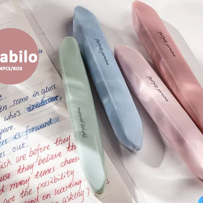 

KP8 4pcsBox Soft Tip StabilohighlighterSuning Mall