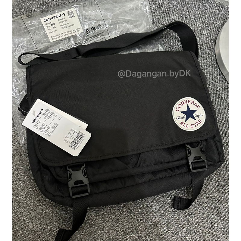 Tas Sling Bag Converse Original 100% Hitam (NEW)