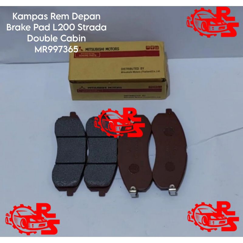 Kampas Rem Depan Brake Pad L200 Strada Double Cabin