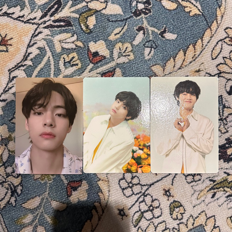 pc photocard taehyung v bts pajamas be mpc lys bunga bunga