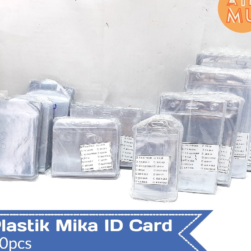 

Ekstra Plastik Mika Name Tag ID Card 1pcs