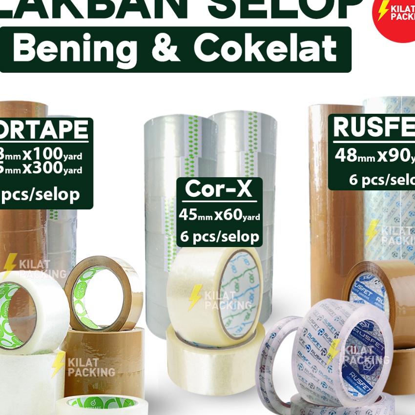 

Langka Lakban Cortape Plakban Selotip Lakban Ekonomis Termurah Selop