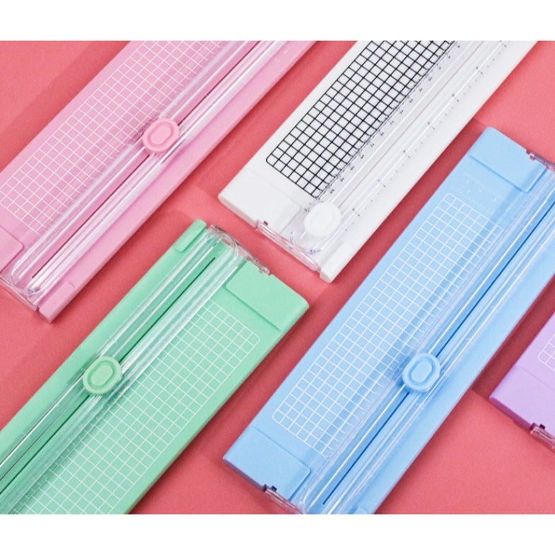 

KILAT Zumoo NEW Macaron Paper Cutter Paper Trimmer NEW Pastel Design Ukuran A5A4