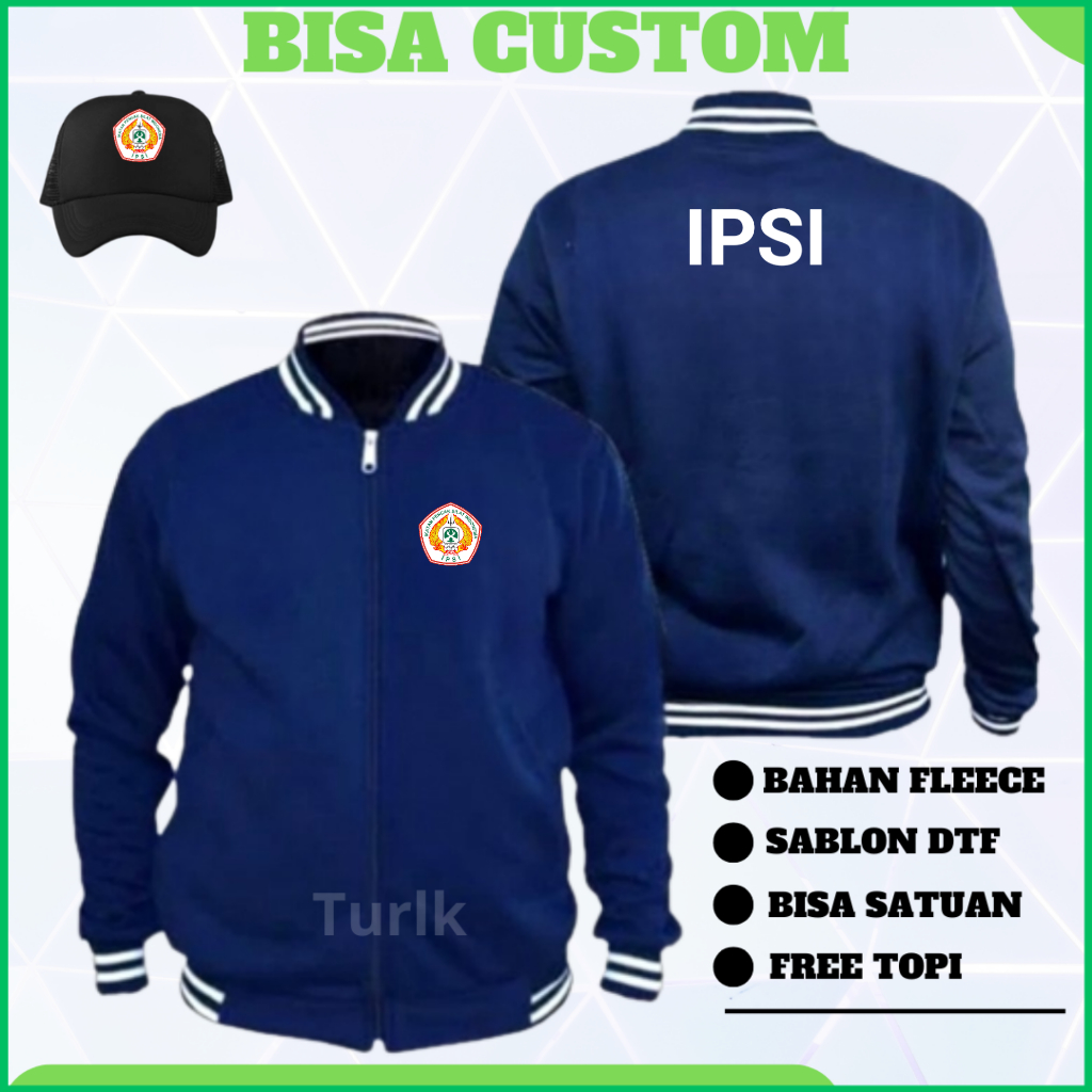 Jaket IPSI Jaket Ikatan Pencak Silat Indonesia Varsity Custom