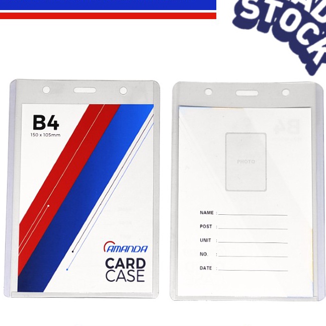 

Promo Card Case B4 AMANDA Name Tag Mika isi 2 pcs