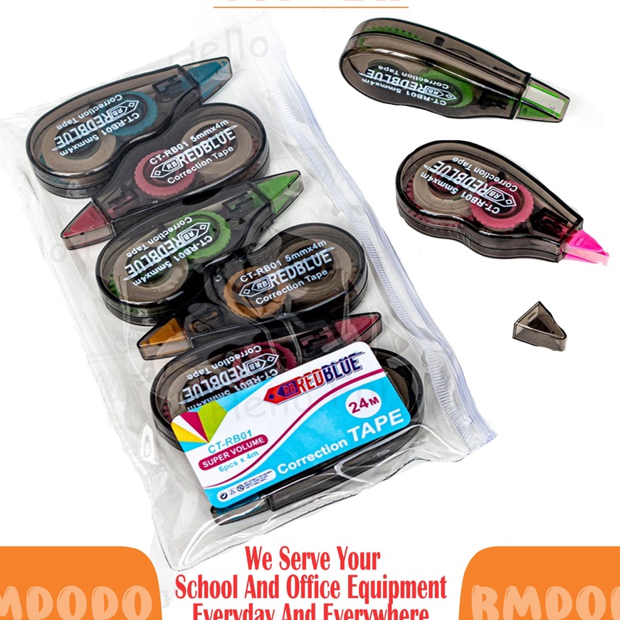 

Diskon Rmdodo Correction Tape 24m Isi 6 Cortape Corection Tape Tipex Tipex Roll Correction Tape TipEx Kertas TipeX CTRB1