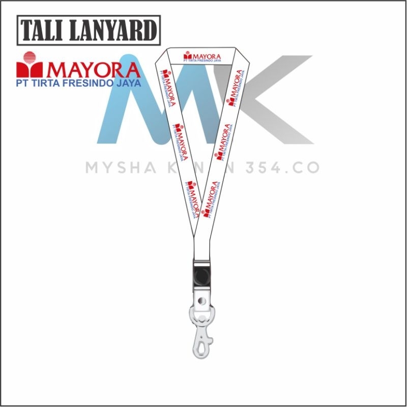 

TALI LANYARD PREMIUM MAYORA GANTUNGAN KUNCI/GANTUNGAN ID CARD/gantungan hp/CASE HOLDER ID CARD