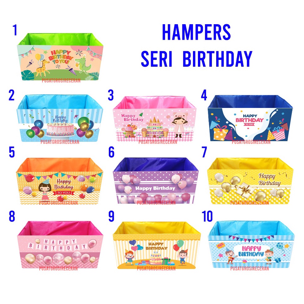 

TERBAIK Box Hampers Birthday Kotak Hampers Box Gift Souvenir Ulang Tahun Goodie