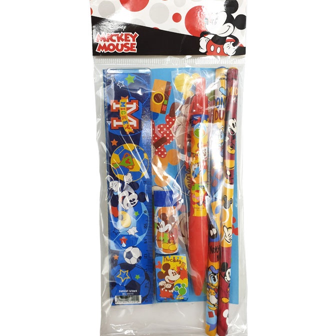 

FG2 Stationery Set Set Alat Tulis Sekolah 6 in 1 Karakter Princess Mickey Dino Unicorn Frozen