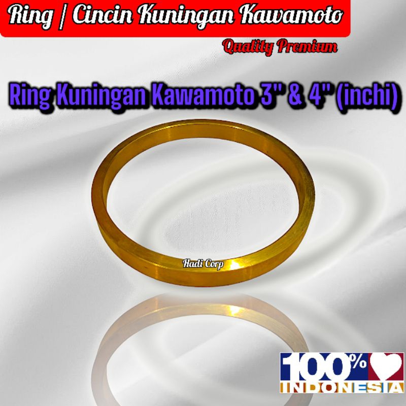 Ring Kuningan impeller Pompa air Kawamoto Niagara Yamamoto 3 dim 4 dim / cincin impeler kuningan kaw