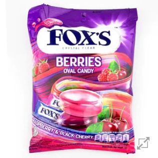 

YUK BELI Permen FoxS Berries Oval Flowrap 125Gr candy fox isi 5 butir murah