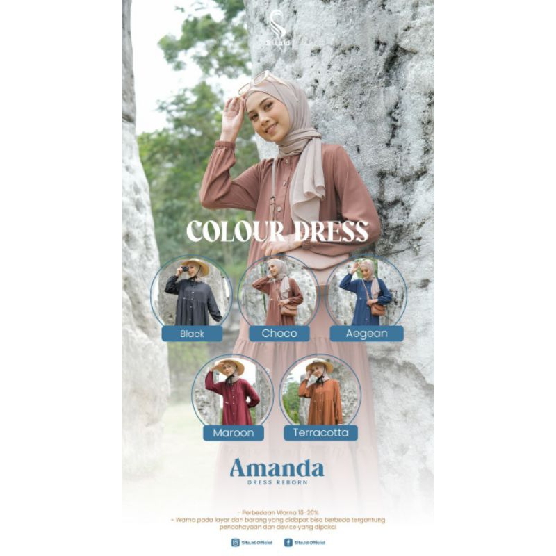 Amanda Dress Reborn By Sita.id