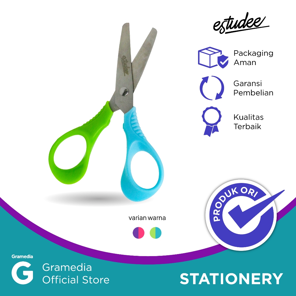 

Estudee Scissors Kids 4.7 Green Blue Es-Sc254