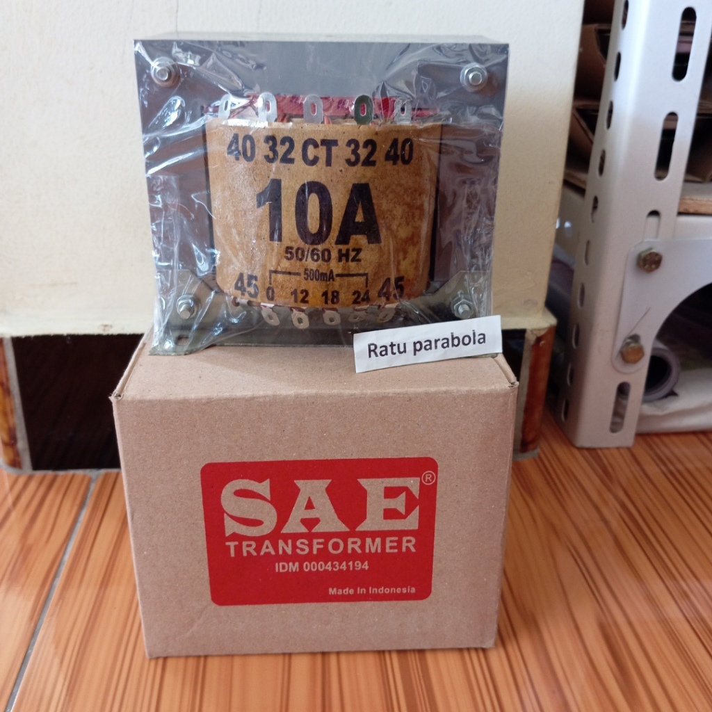 TRAFO MURNI SAE 10A CT 45VOLT