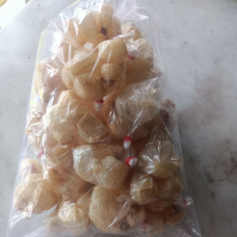 

28 bungkus kecil kerupuk jangek kulit siap makan