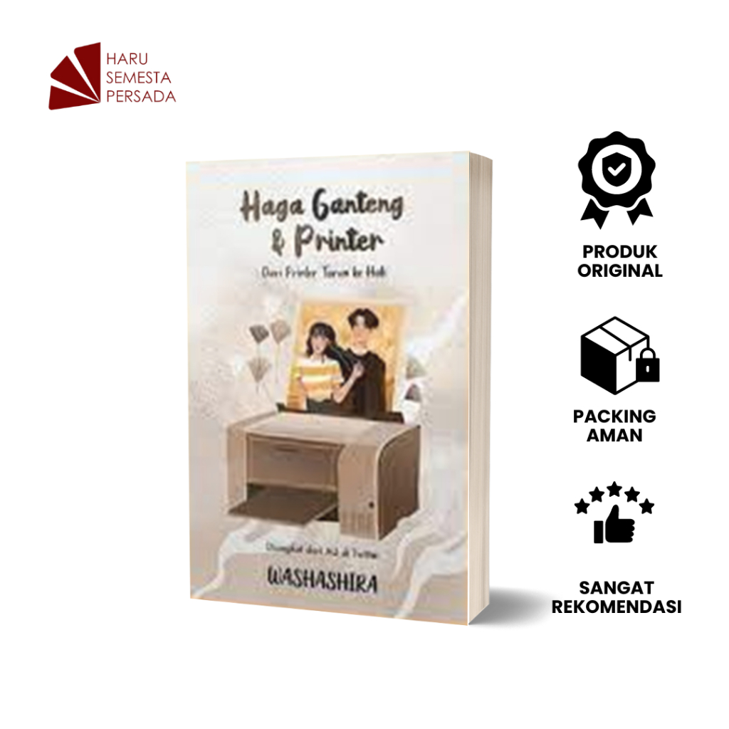 NOVEL HAGA GANTENG & PRINTER - WASHASHIRA