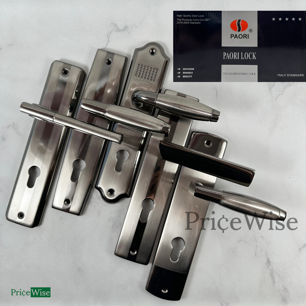 Gagang + Body Kunci Pintu 8 inch Paori PH896-LP100 / Handle Body Pintu