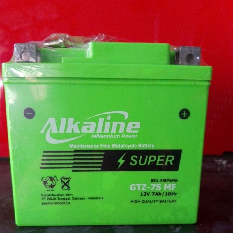 Aki motor Alkaline ATZ7S  MF Full Kering