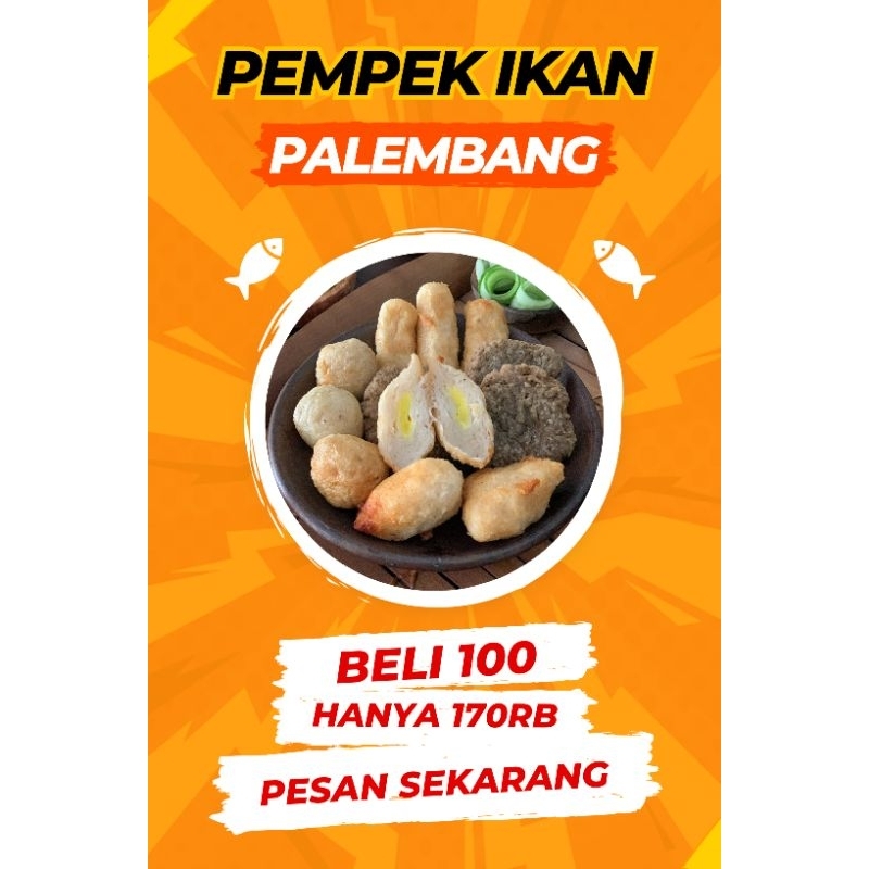

PEMPEK PALEMBANG ASLI IKAN TENGGIRI + CUKO