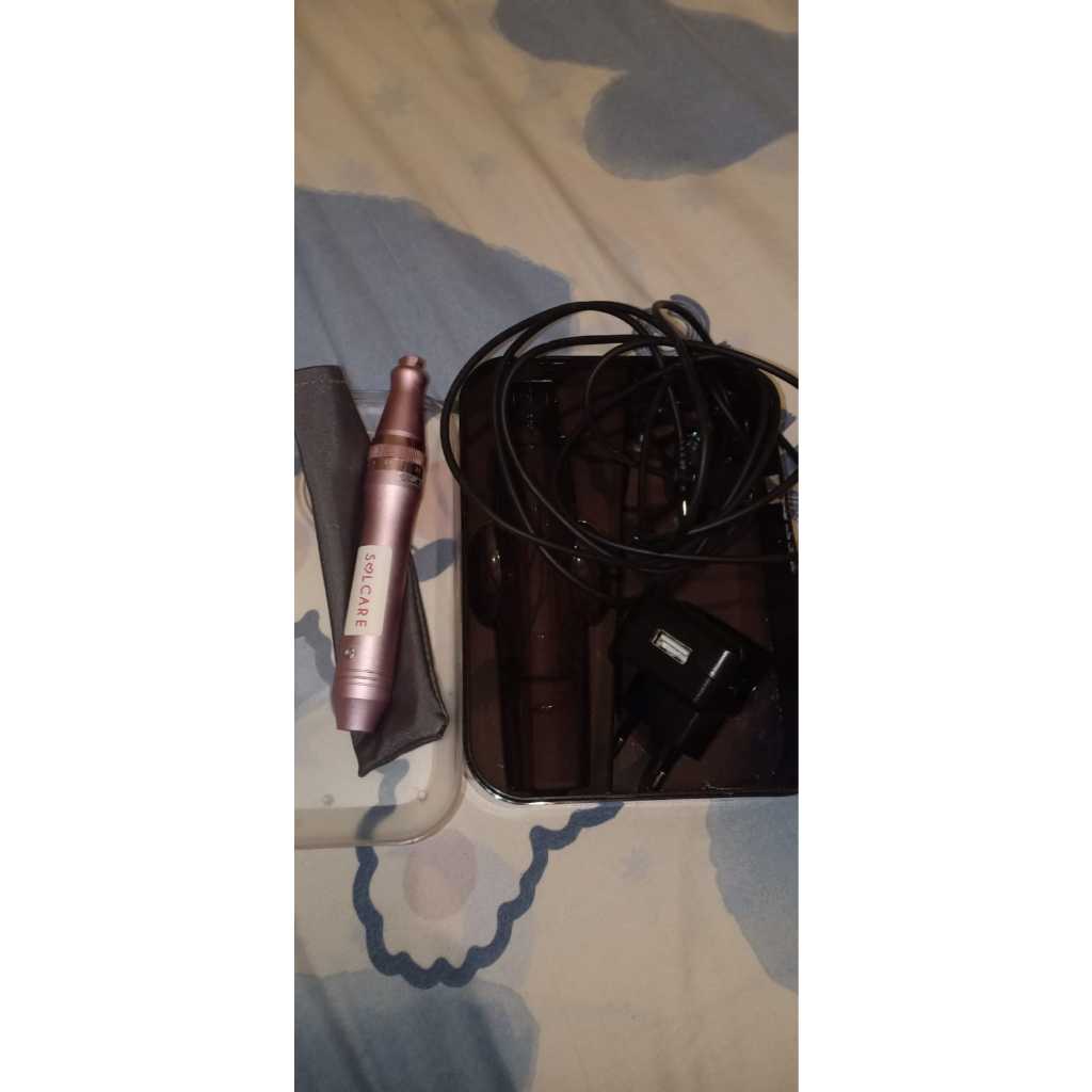 Alat Dermapen Pink Ultima A1 *PRELOVED SOLCARE MASIH BAGUS