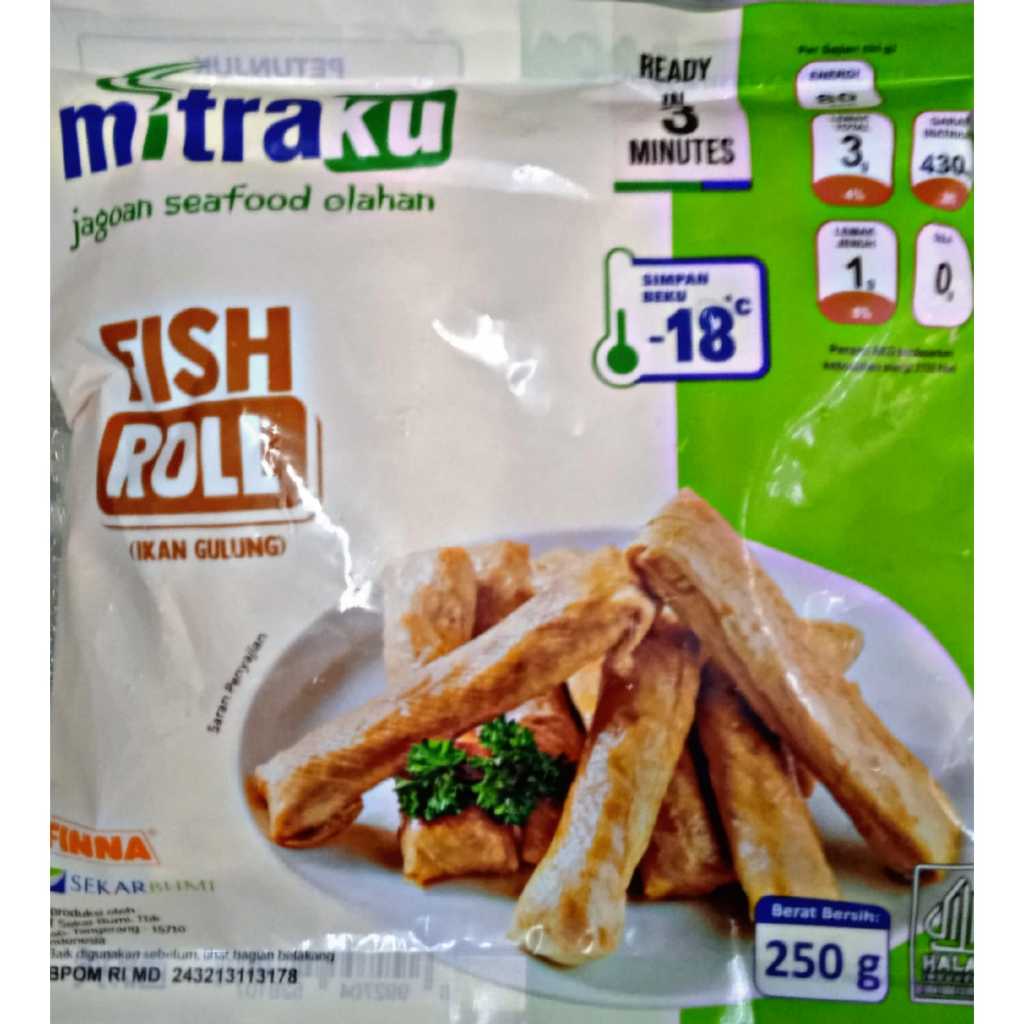

MITRAKU Fish Roll 250 gr