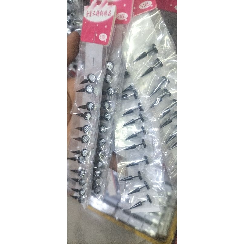 grosir/perlusin ANTING BARBEL MODIS ANTING PRIA WANITA