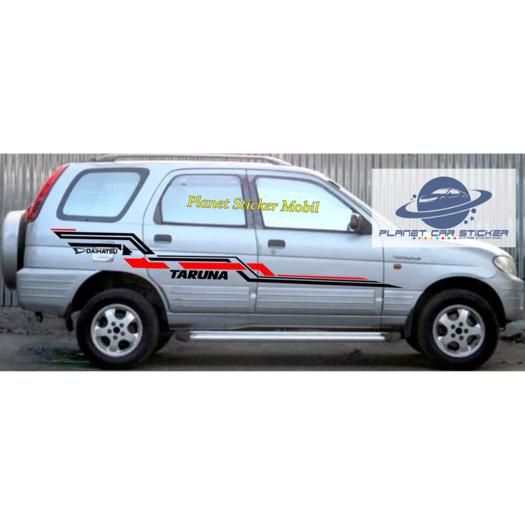 sticker taruna stiker taruna side body samping mobil daihatsu taruna stiker taruna old/new keren