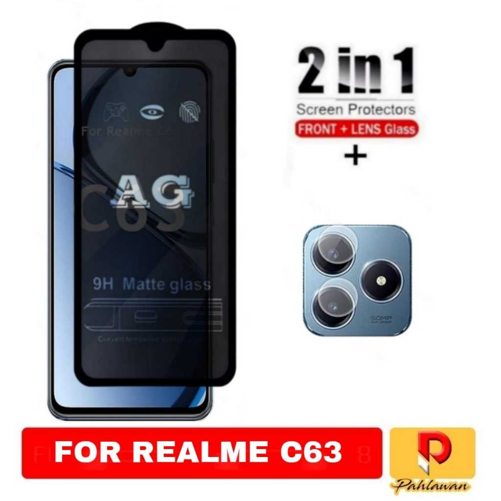 Tempered Glass AG Matte 9H Anti Fingerprint REALME C63