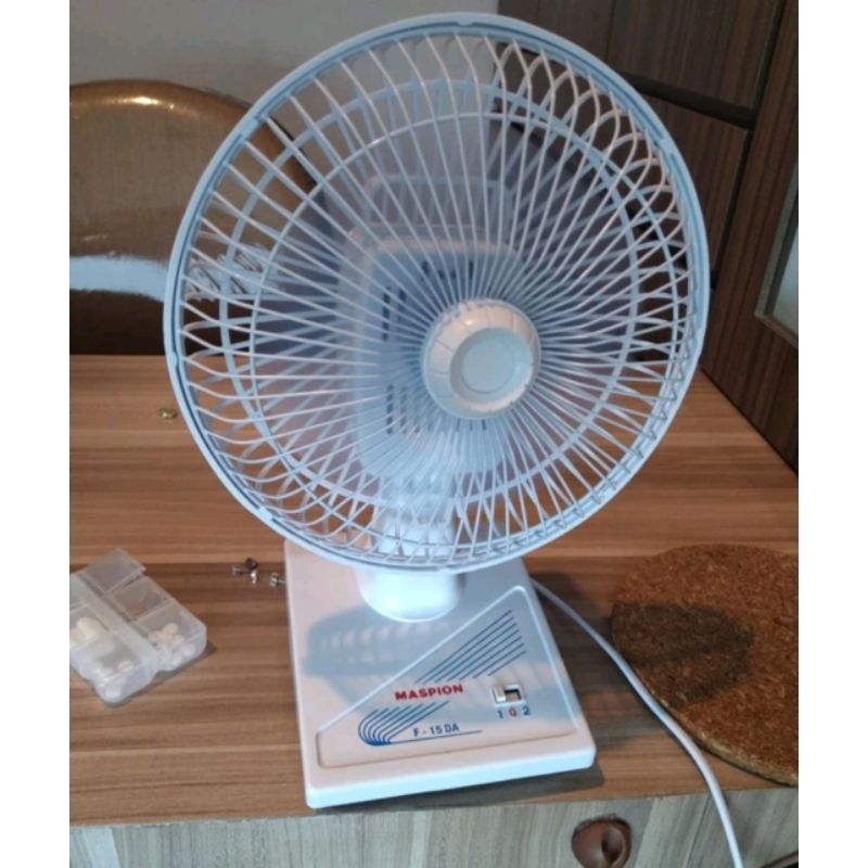 KIPAS ANGIN MASPION F-15DA kipas angin meja kipas angin desk fan kipas angin kecil kipas angin 6 inc
