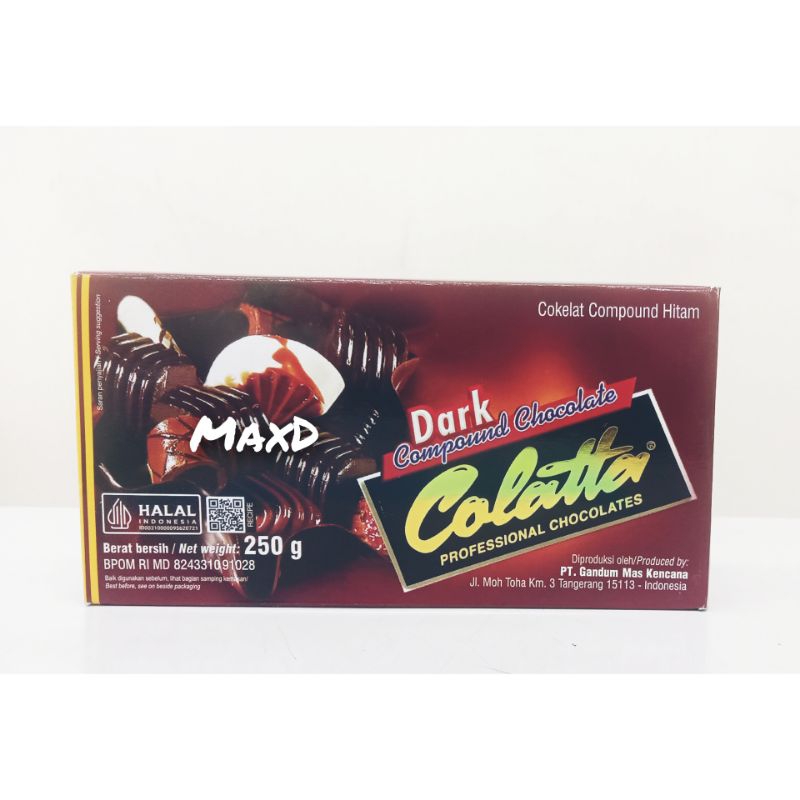 

Colatta Cokelat Batang Compound Dark 250 gr 1 Pcs