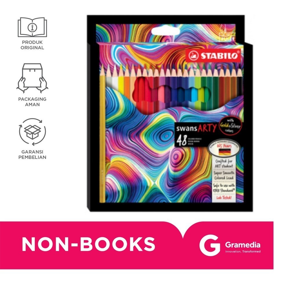 

Gramedia Supratman | Stabilo Arty Color Pencil 48