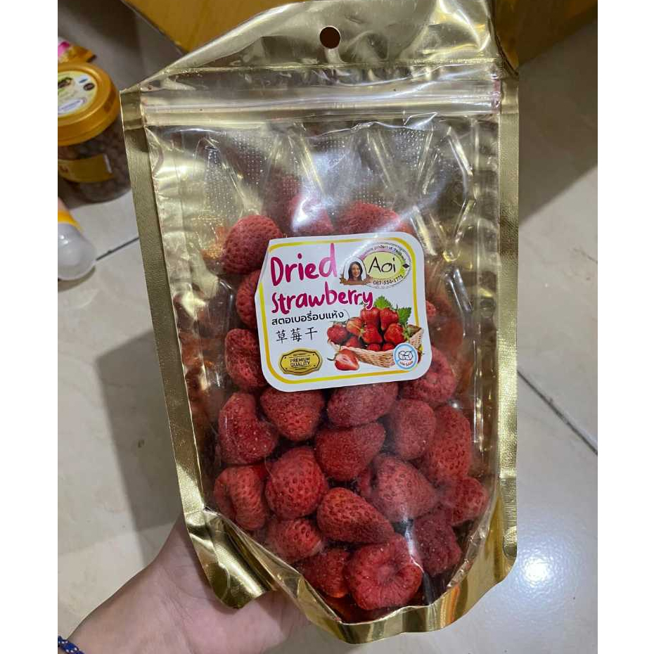 

Dried Strawberry AOI / Strawberry Kering Utuh / Strawberry Thailand Murah