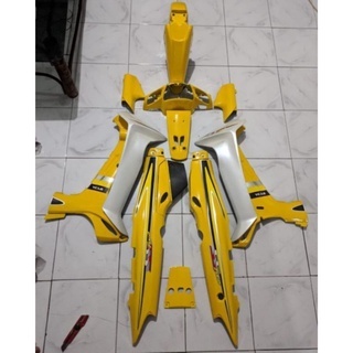 COVER BODY SET HALUS YAMAHA FIZR F1ZR FIZ R F1Z R SSTWO KUNING PUTIH