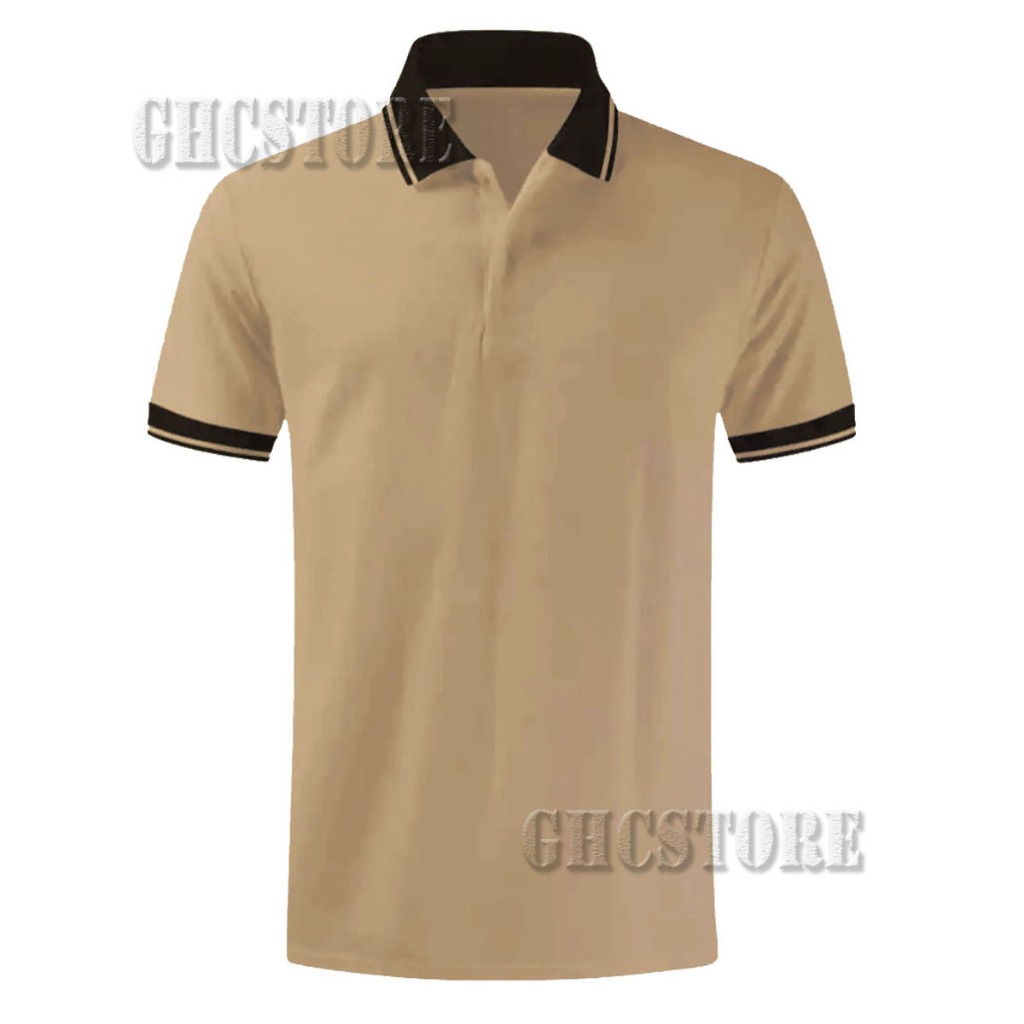 Kaos Berkerah Pria Baju Polo Atasan Pria kerah Warna Motif Kekinian